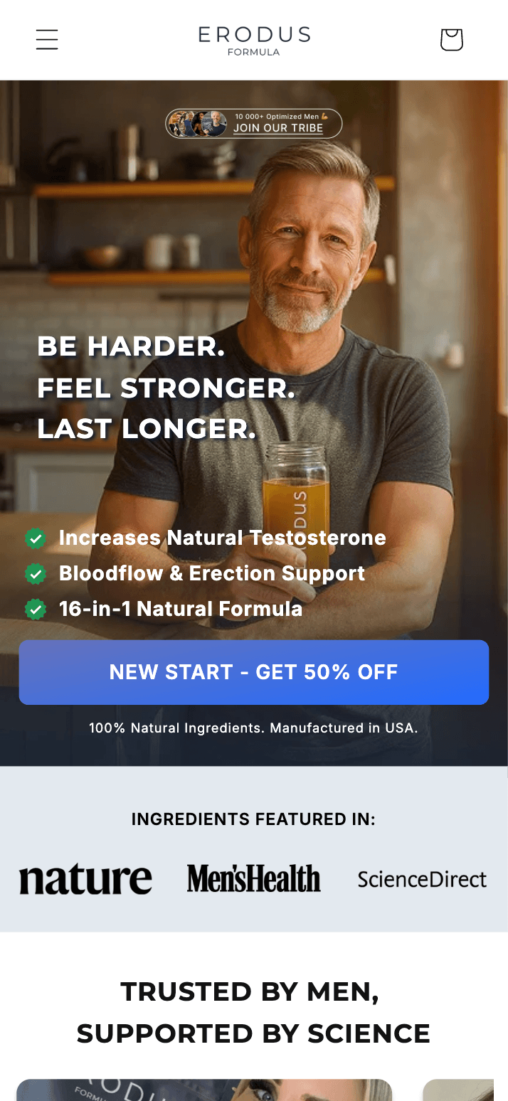 Erodus Formula For Men